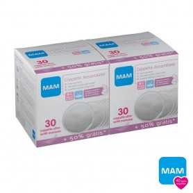 Mam Coppette Assorbilatte 30pz + 30pz OMAGGIO