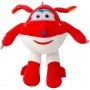 Super Wings Peluche Jett Rosso 26cm 760015488 Originale