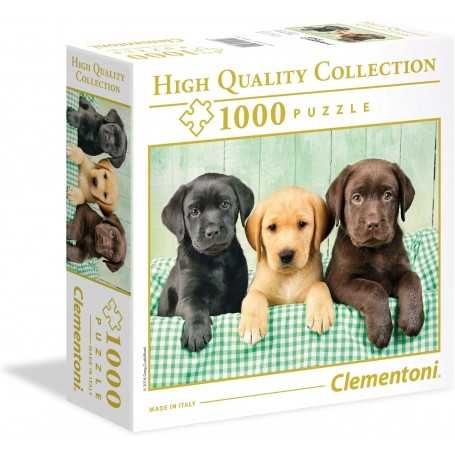Puzzle 1000 Pezzi Clementoni High Quality Collection I Tre Labrador 96502