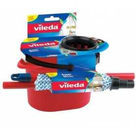 Mocio Vileda Giocattolo per Bambini Originale con Secchiello Lavapavimenti