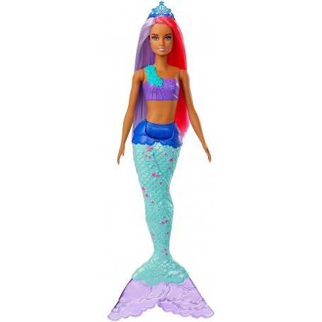 Barbie Dreamtopia Sirena con Capelli Rosa e Viola GJK09 Mattel 3 Anni+