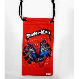 Custodia Occhiali Bambino Spiderman Morbida Rossa