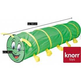 Tunnel Gioco per Bambini Bruco Hugo 48x180 cm Knorr Toys