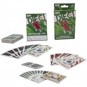 Carte Dieci Calcio Starter Pack per Rivivere una Vera Partita di Calcio 65 Carte Giochi Preziosi 7a+