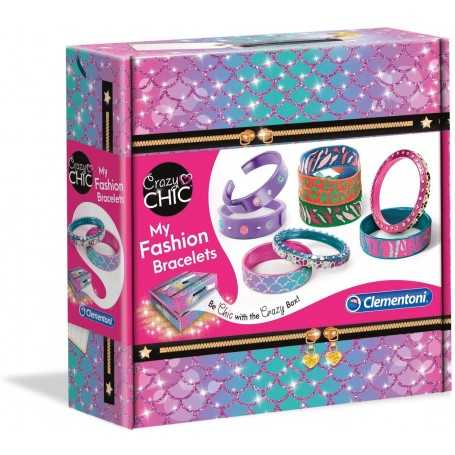Crazy Chic Braccialetti My Fashion Bracelets Componi i tuoi Braccialetti 18582 Clementoni 7a+