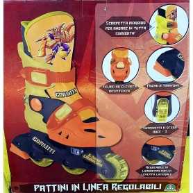 Pattini in Linea Bambino Gormiti n.35-38 Giallo