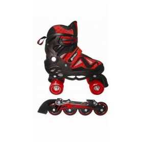 Pattini Bambino Double 2in1 4 Rotelle o in Linea n. 39-42 Rosso Mandelli 707400161
