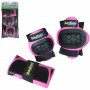 Set Protezioni Bici Pattini Skateboard Bambina Rosa tg.S Max 25 kg Ginocchiere + Gomitiere 2330051