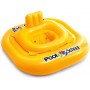 Salvagente Neonato 1 Anno a Mutanda Quadrato Giallo Pool School Intex 56587 79x79 cm