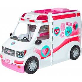 Barbie Ambulanza Trasformabile in Clinica Mobile con 3 Stanze FRM19 Mattel 3a+