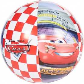 Pallone da Spiaggia Cars Disney Beach Ball Gonfiabile 61cm 58053 Intex