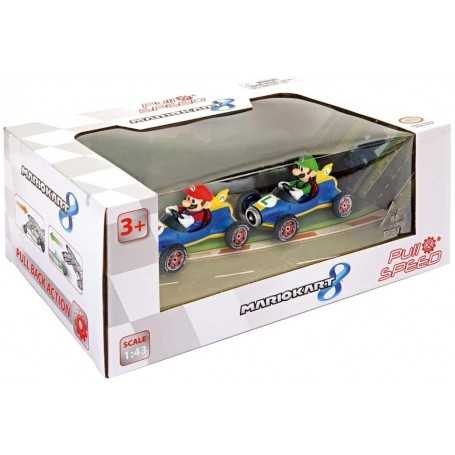 Mario Kart Veicoli 7 cm Pull & Speed a Retrocarica 2 pezzi 15813018 3a+