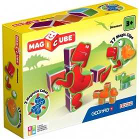 Geomag Magic Cube Dinosaurs 17 pz Cubetti Magnetici 141 Geomag 3a+