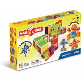 Geomag Magic Cube Robots 27 pz Cubetti Magnetici 142 Geomag 3a+