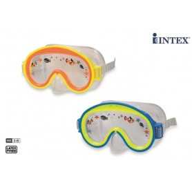 Maschera Subacquea Bambini Aviator Intex 55911 3-8 Anni Colore Assortito