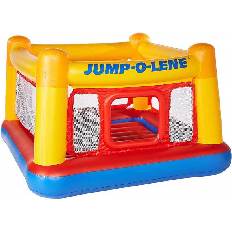 Gonfiabile Salta Salta Bambini Playhouse Jump-O-Lene 174x174x112 cm 48260  Intex