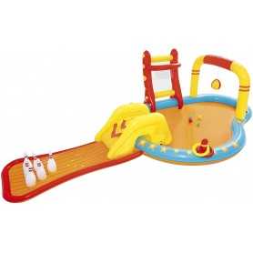 Gonfiabili per Bambini da Giardino Play Center Piccolo Campione 5 Sport 435x213x117 cm 53068 Bestway