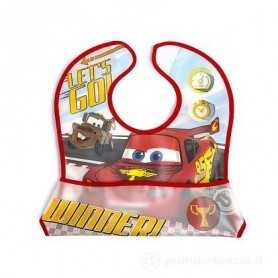 Bavaglino in Silicone con Tasca Cars Impermeabile Disney 0m+