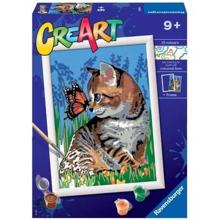 Ravensburger Creart Gattino e Farfalla Gioco Creativo 289356 9a+