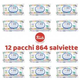 Salviette Trudi Offerta 12 Pacchi 864 Salviettine Detergenti