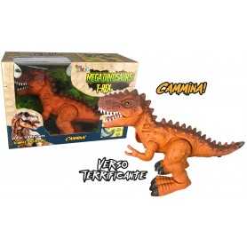 Dinosauro Giocattolo T-Rex Mega Dinosaurs con Movimento, Luci e Suoni 3a+ 27404 Toys Garden