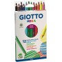 Giotto Pastelli Mega 12 pz Pastelloni Maxi Colorati F225600 Fila