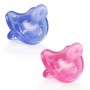 Chicco Gommotto 6-16 Mesi Silicone 2 pezzi Physio Bimba Rosa 7303311