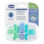 Chicco Gommotto 6-16 Mesi Silicone 2 pezzi Physio Bimbo 7303321