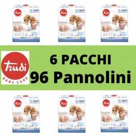 Pannolini Trudi Offerta Taglia 5 6 Pacchi Scatola Risparmio 11-25 kg 96 Pannolini