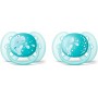 Ciuccio Avent 6-18 mesi Maschio Ultra Soft 2 Succhietti Mare SCF226/22