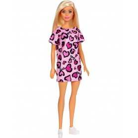Barbie Trandy con Abito Rosa a Cuori GHW45 Mattel 3 Anni+