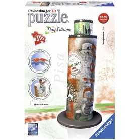 Puzzle 3D Torre di Pisa Ravensburger Flag Edition 216 pezzi 29 cm 125814 10a+