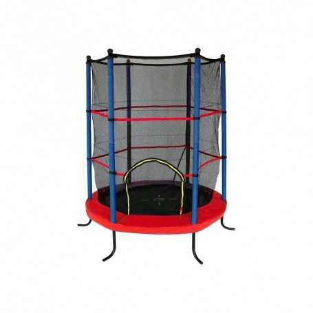 Tappeto Elastico Bambini Combi XS 140 cm con Rete di Protezione TRO-6 Garlando 3a+