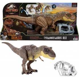 Jurassic World Tirannosauro Rex Passi Letali Dinosauro Giocattolo con Suoni 4a+ GWD67 Mattel