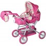 Carrozzina Passeggino per Bambole Giocattolo Twingo S Pink Stripes 10838 5 anni+ Knorr Toys