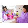 Barbie Extra Fashion Studio con Bambola Snodata dai Capelli Viola e Cucciolo GYJ70 Mattel 3a+