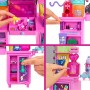 Barbie Extra Fashion Studio con Bambola Snodata dai Capelli Viola e Cucciolo GYJ70 Mattel 3a+
