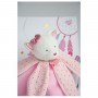 Doudou et Compagnie Doudou Gatto Rosa Petali Acchiappasogni con Scatola Regalo DC3550 0m+