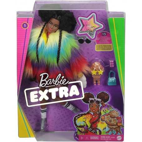 Barbie Extra Bambola Afroamericana con Cucciolo GVR04 Mattel 3 anni+