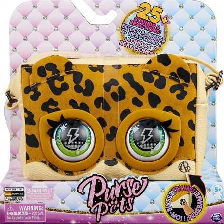 Purse Pets Borsetta Leopardo Interattiva Beige
