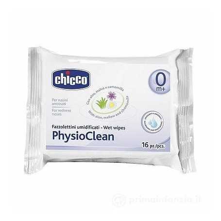 Fazzoletti Umidificati Chicco PhysioClean 16 pezzi 49841 0 Mesi+