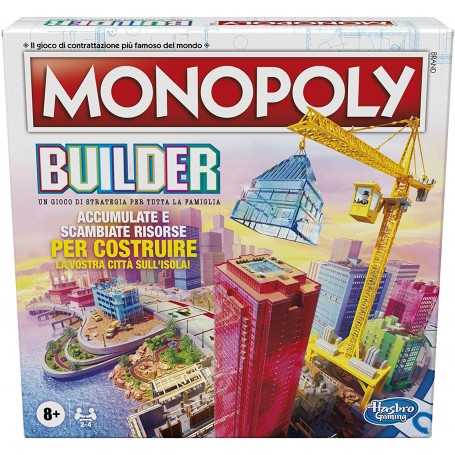 Monopoly Builder Gioco da Tavolo F1696 Hasbro 8 anni+