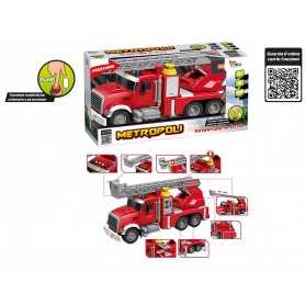 Camion Vigili del Fuoco per Bambini con Luci e Suoni Metropoli 27496 Toys Garden 3 Anni+