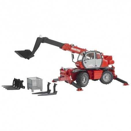 Bruder 02129 Manitou Telescopico Fork Lift Mrt 2150 4 anni+