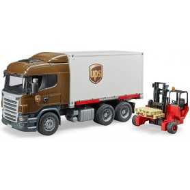 Bruder 03581 Camion UPS Logistica Scania Serie R 3 anni+