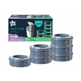 Ricarica Sangenic 6pz Twist & Click 85102301 Tommee Tippee