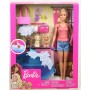 Barbie con Cuccioli L'Ora del Bagnetto GDJ37 Mattel 3 anni+