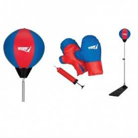 Punching Ball Bambini 90-125 cm Set Boxe con Pedana Guantoni e Pompa 704600016 Mandelli 6 Anni+