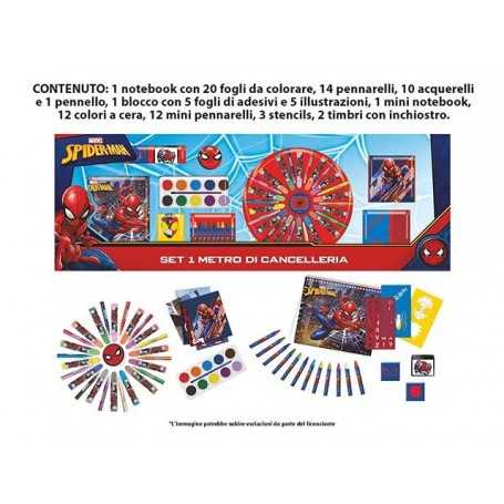 Set Colori Spiderman 1 Metro Lavabili per Bambini 3 anni SP0598 Marvel