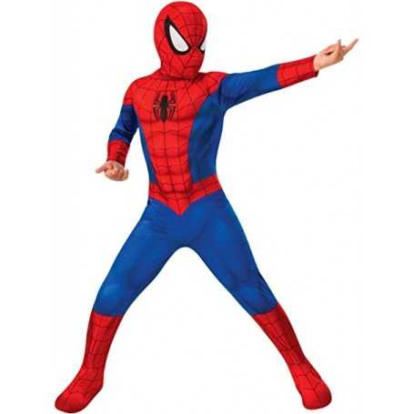 Costume Spiderman Bambino 8-10 Anni Originale Marvel Rubie's